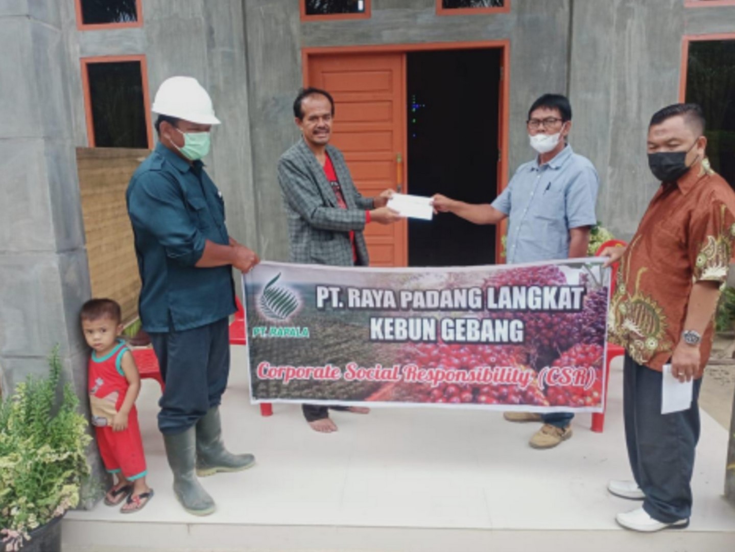 *Dana bantuan pembangunan Gereja Methodis Injil, Desa Padang Langkat, Kec Gebang, Kab Langkat, April 2022.